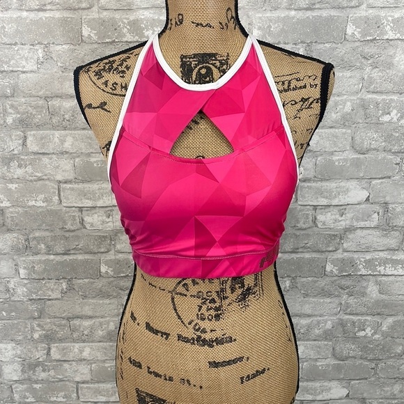 Chestee Pink Bar Bella Box Sports Bra - Picture 1 of 7